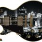 056 Lefty Electric Guitar Skin Bright City Nights