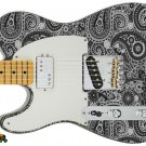 097 Lefty Electric Guitar Skin Dark Paisley Nights