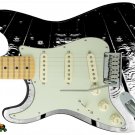 067 Lefty Electric Guitar Skin Deck Rain