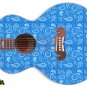 112 Lefty Jumbo Acoustic Guitar Skin Classic Plaid Red & Black