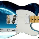 074 Righty Electric Guitar Skin Galaxy Blue