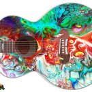 096 Lefty Jumbo Acoustic Guitar Skin Psychedelic Adventures