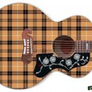 102 Righty Jumbo Acoustic Guitar Skin Butterscotch Plaid