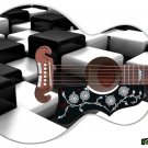 027 Righty Jumbo Acoustic Guitar Skin World of Black and White 027 Righty Jumbo Acoustic Guitar Skin World of Black and White