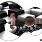 027 Righty Jumbo Acoustic Guitar Skin World of Black and White