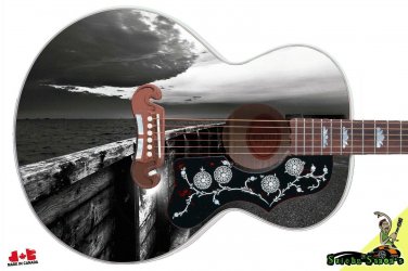 051 Righty Jumbo Acoustic Guitar Skin Break of Day