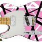 Lefty Hard Rock Metal Guitar God Pink Black White Stripes Version 15 Guitar Skin
