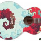 128 Righty Jumbo Acoustic Guitar Skin Barnacle Bills Underwater Tetris