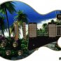 Guitar Skin Axe Wrap Re-skin diy Righty Electric Breathtaking Ocean View 025