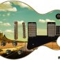 Guitar Skin Axe Wrap Re-skin Vinyl Decal DIY Right Electric Close Encounters 010