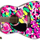 093 Lefty Acoustic Guitar Skin Spring Bloom