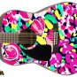 093 Lefty Acoustic Guitar Skin Spring Bloom