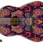 088 Lefty Acoustic Guitar Skin Paisley Cool
