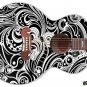 031 Righty Jumbo Acoustic Guitar Skin Black & White Swirl Jem