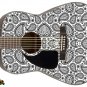 113 Lefty Acoustic Guitar Skin Vintage Century Paisley