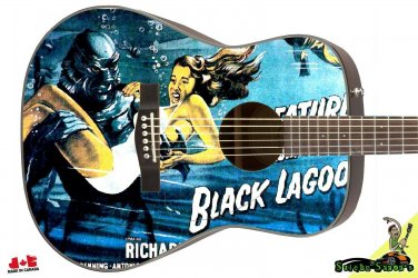 217 Righty Acoustic Guitar Skin Creature from Black Lagoon