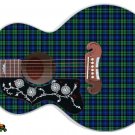 104 Lefty Jumbo Acoustic Guitar Skin Green & Blue Tight Plaid 104 Lefty Jumbo Acoustic Guitar Skin Green & Blue Tight Plaid