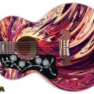130 Lefty Jumbo Acoustic Guitar Skin Rise of the Phoenix
