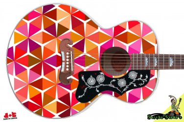 098 Righty Jumbo Acoustic Guitar Skin Expo Fun of the 60's 70's