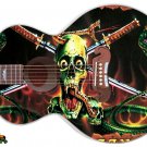 176 Lefty Jumbo Acoustic Guitar Skin Wicked Sensation Lynch Mob