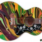134 Righty Jumbo Acoustic Guitar Skin Jem Swirl PMC style