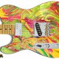 136 Lefty Electric Guitar Skin UV 77MC Swirl Jem type finish
