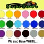 Guitar or Bass Polka Dots Vinyl Sticker Decal 19 Color Options 180 Pieces
