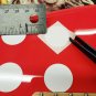 Guitar or Bass Polka Dots Vinyl Sticker Decal 19 Color Options 180 Pieces