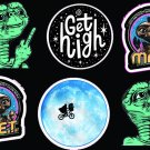 10 Alien E.T. Get High 420 Magic Seeds Weed Fun Cool Vinyl Sticker Pack 10 Alien E.T. Get High 420 Magic Seeds Weed Fun Cool Vinyl Sticker Pack