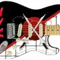 Guitar Skin Axe Wrap Ratt Swords Crossing Hard 80's Rock Band Act 375