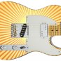 Guitar Skin Axe Wrap Re-skin Sun Blaze Zesty Hot Vinyl Decal Right Electric 284