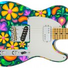 Guitar Skin Axe Wrap Re-skin Flower Power 442