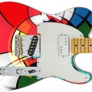 Guitar Skin Axe Wrap Re-skin Color Fun Wheel 437