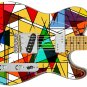 Guitar Skin Axe Wrap Re-skin Isosceles Triangle Abstracts 450