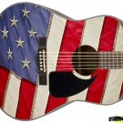 Guitar Skin Axe Wrap Re-skin USA American Flag Right Handed Acoustic Guitar 069