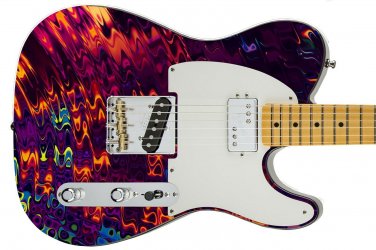 Guitar Skin Axe Wrap Re-skin Panic At The Disco Vinyl Decal Right Electric 288