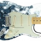 Guitar Skin Axe Wrap Re-skin Mad Bad Picasso Sad Vinyl Decal Right Electric 294