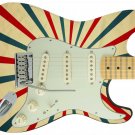 Guitar Skin Axe Wrap Re-skin  Circus Tent 406