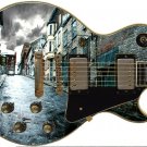 Guitar Skin Axe Wrap Re-skin  RAINY DAY 420