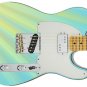 Guitar Skin Axe Wrap Re-skin Blue Lemon Yellow Sun Decal Right Electric 286