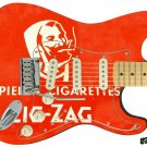 Guitar Skin Axe Wrap Red Vintage Zig Zag Papers Righty Electric 179