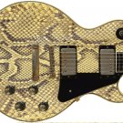 Guitar Skin Axe Vinyl Wrap Blonde Python Snake Reptile Right or Left Electric