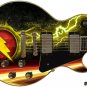 Guitar Skin Axe Wrap Re-skin Vinyl Decal DIY  Righty Electric Speed Force 063