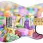 Guitar Skin Electric Axe Wrap Re-skin Sweet Heart Candy Letters 305