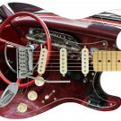 Guitar Skin Axe Wrap Re-skin Old School Classic Car Red Interior Dash 317