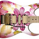 Guitar Skin Axe Wrap Re-skin Floral Jem Flower Gems 462