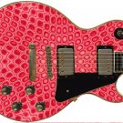 Guitar Skin Axe Wrap Re-skin SNAKE ABSTRACT RED 418