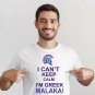 I Can't Keep Calm I'm Greek Malaka! White T-shirt Size XL Sticka Steve's Tee's