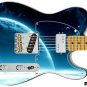 Guitar Skin Axe Wrap Re-skin Vinyl Decal DIY Righty Electric Galaxy Blue 074