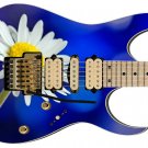 Guitar Skin Axe Wrap Re-skin Shasta Daisy Blue Fun Time 569 Guitar Skin Axe Wrap Re-skin Shasta Daisy Blue Fun Time 569